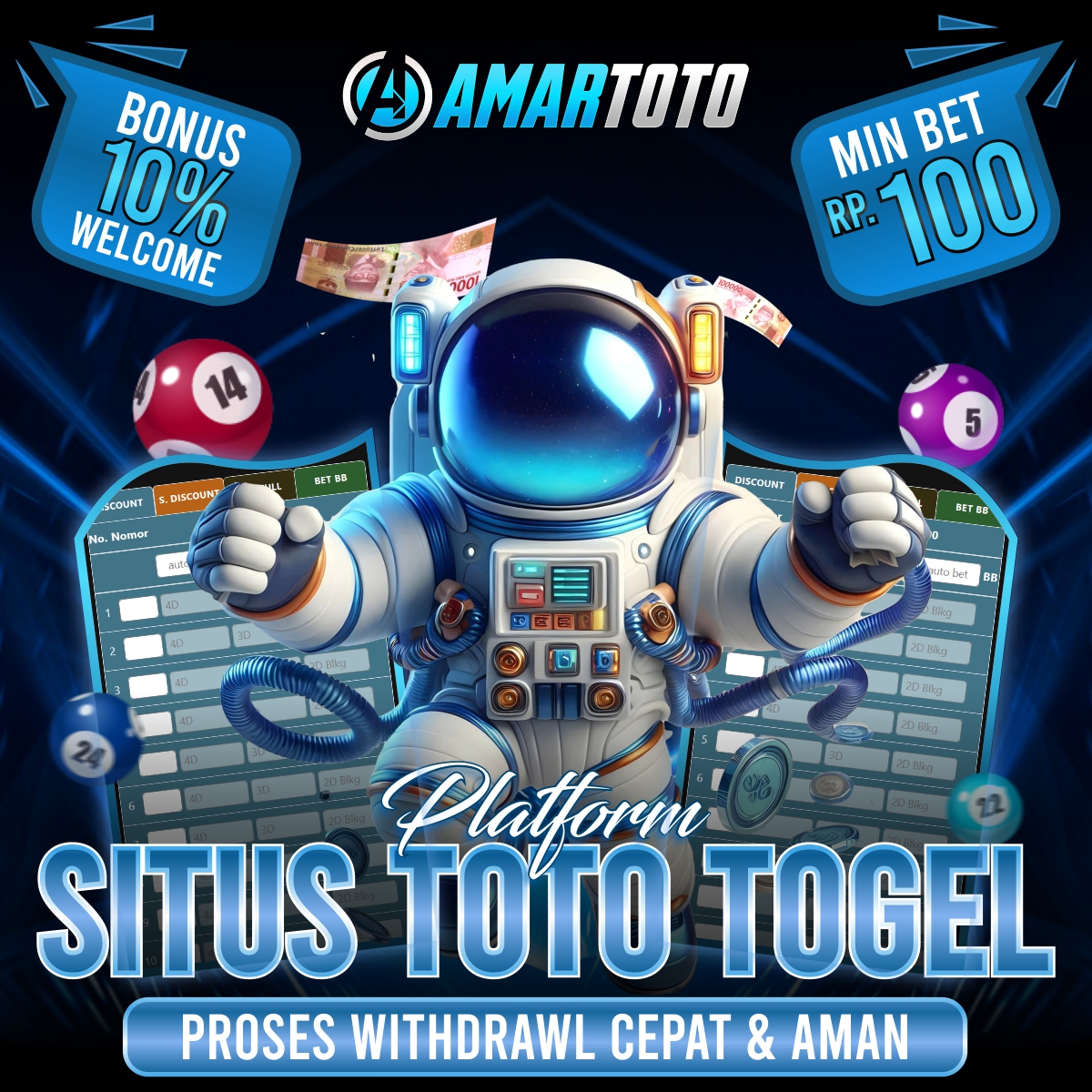 AMARTOTO  Prancang Platfrom Situs Toto Togel Online Resmi Deposit Tercepat Dan Aman Se Planet.