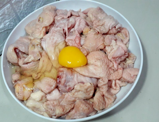 Olahan Kulit Ayam dan Telur di Olah Menjadi Lauk Enak