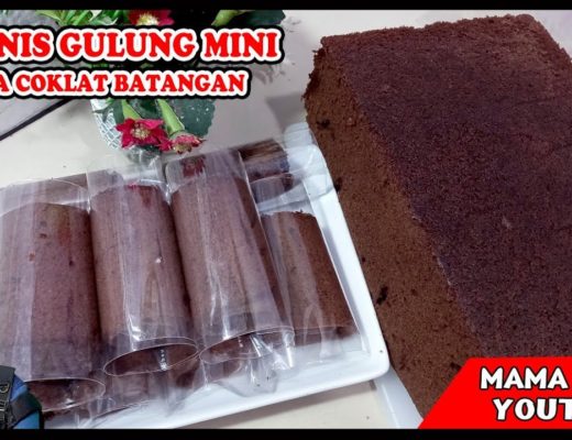 Resep Brownies Gulung Mini Tanpa Coklat Batangan