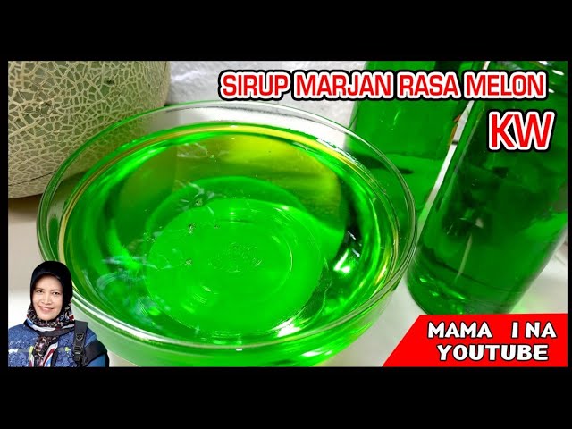 Resep Sirup Marjan Melon Homemade untuk Buka Puasa